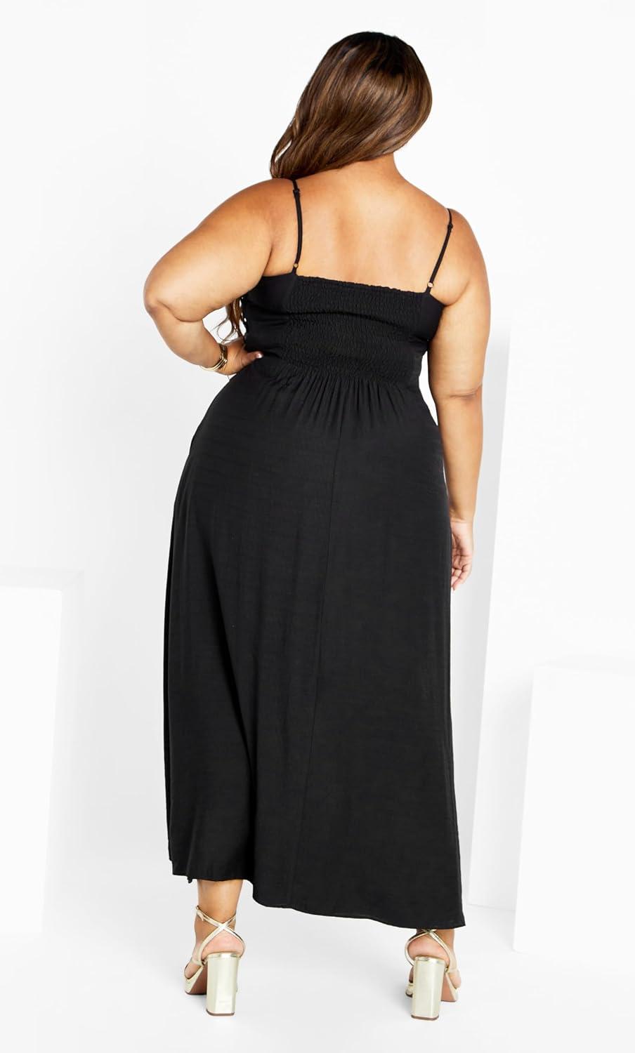 image:imageCity Chic Womens Plus Size Dress Martina MaxiBlack