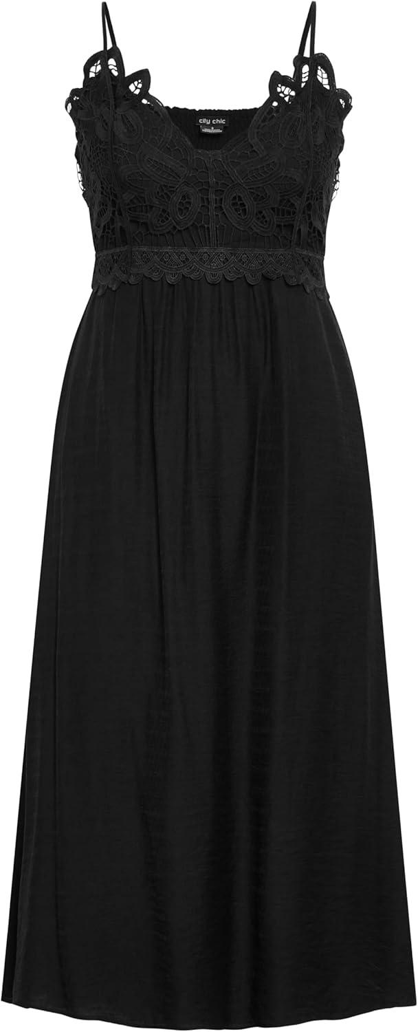 image:imageCity Chic Womens Plus Size Dress Martina MaxiBlack