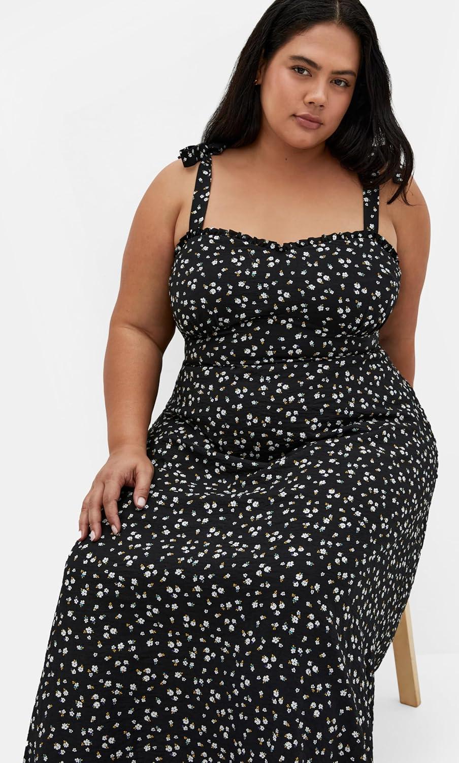 image:imageCity Chic Womens Plus Size Dress Penny PrintMeadow