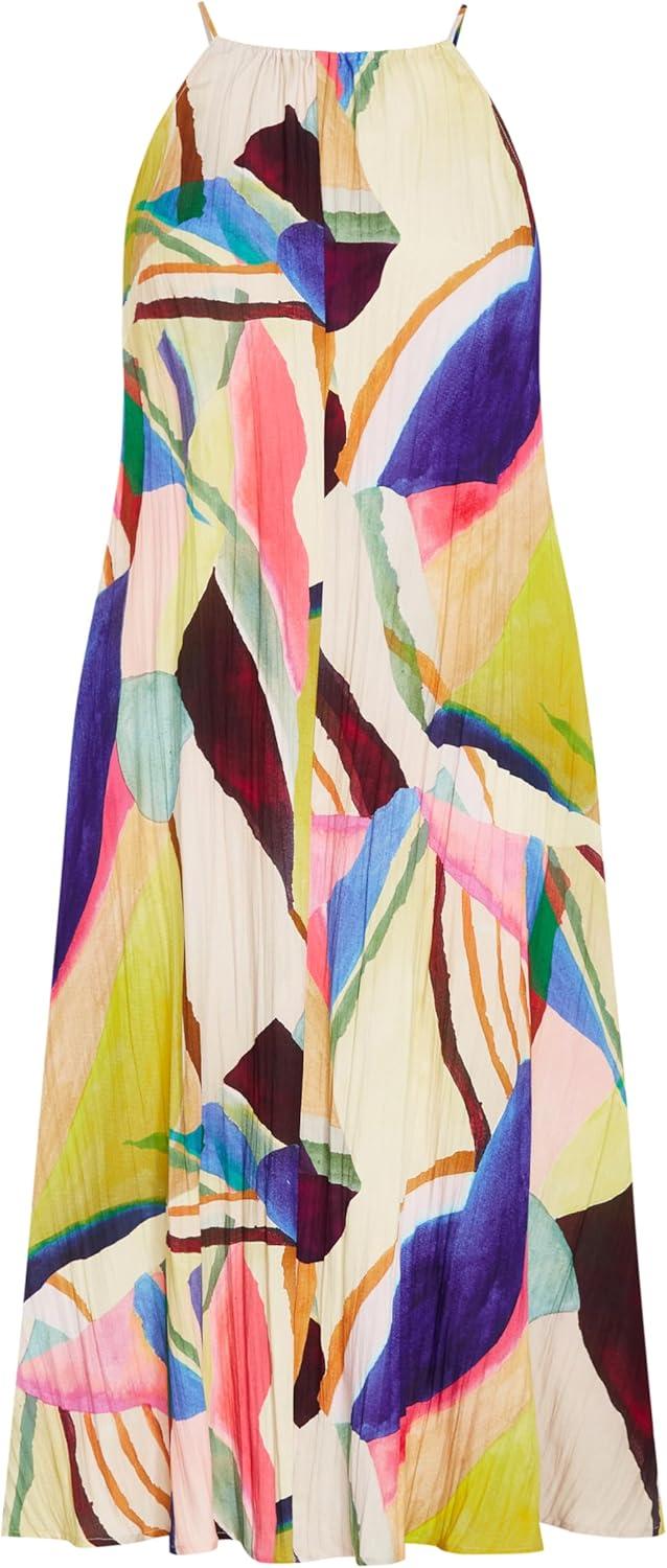 image:imageCity Chic Womens Plus Size Dress Summer Print Shift MaxiSummer Nights