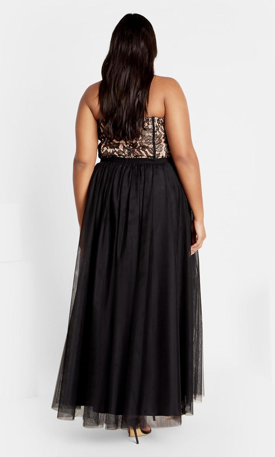 image:imageCity Chic Womens Plus Size Dress Sweet BeautyBlack