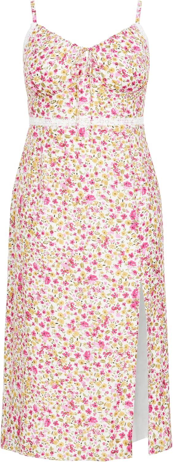 image:imageCity Chic Womens Plus Size Dress Sweet Floral MaxiSweet Pea