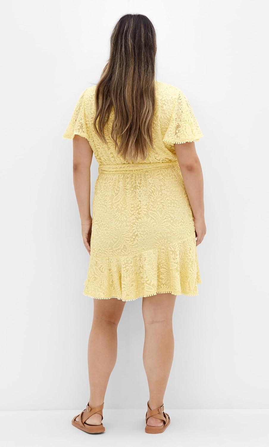 image:imageCity Chic Womens Plus Size Dress Sweet Lace MiniButtercup