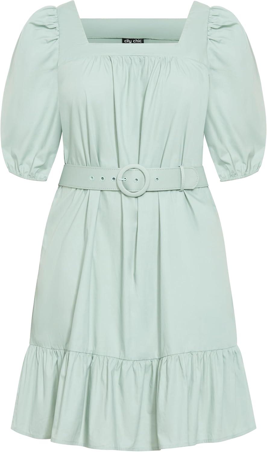 image:imageCity Chic Womens Plus Size Dress TetiaBlue