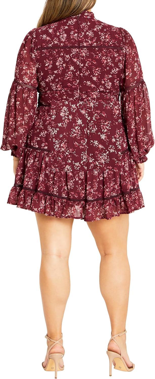 image:imageCity Chic Womens Plus Size Dress ElsieAdorn Floral