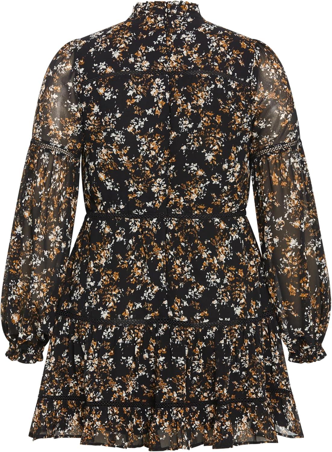 image:imageCity Chic Womens Plus Size Dress ElsieFall Floral