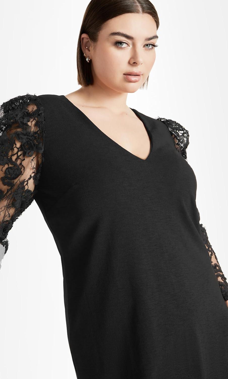 image:imageCity Chic Womens Plus Size Dress KeylaBlack