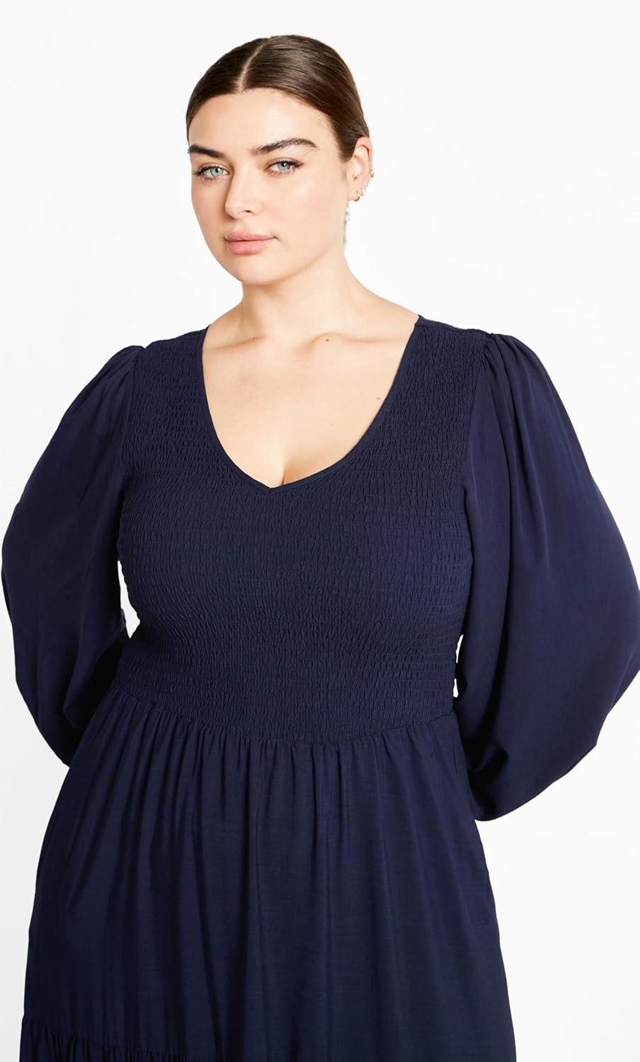 image:imageCity Chic Womens Plus Size DressJaydenNavy