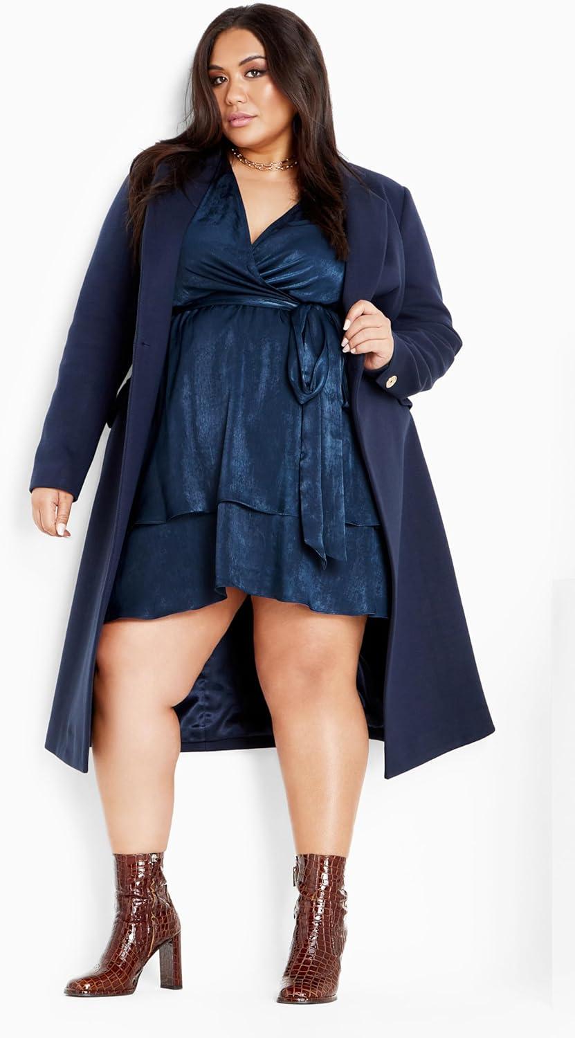 image:imageCity Chic Womens Plus Size DressNavy