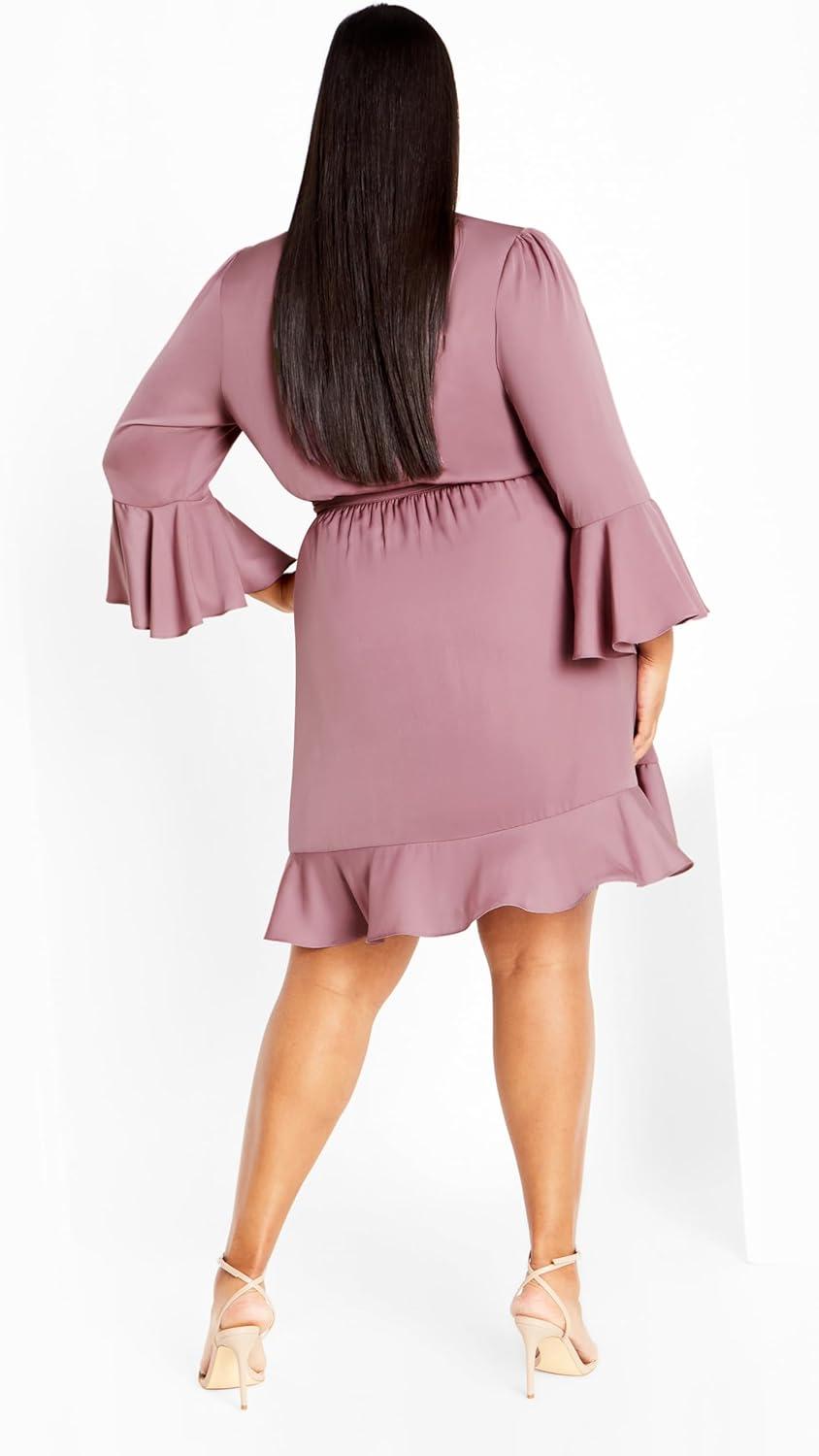 image:imageCity Chic Womens Plus Size Estelle DressDusty Orchid