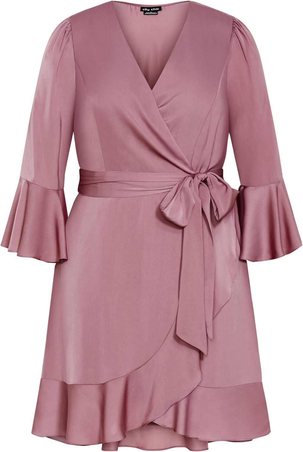 image:imageCity Chic Womens Plus Size Estelle DressDusty Orchid