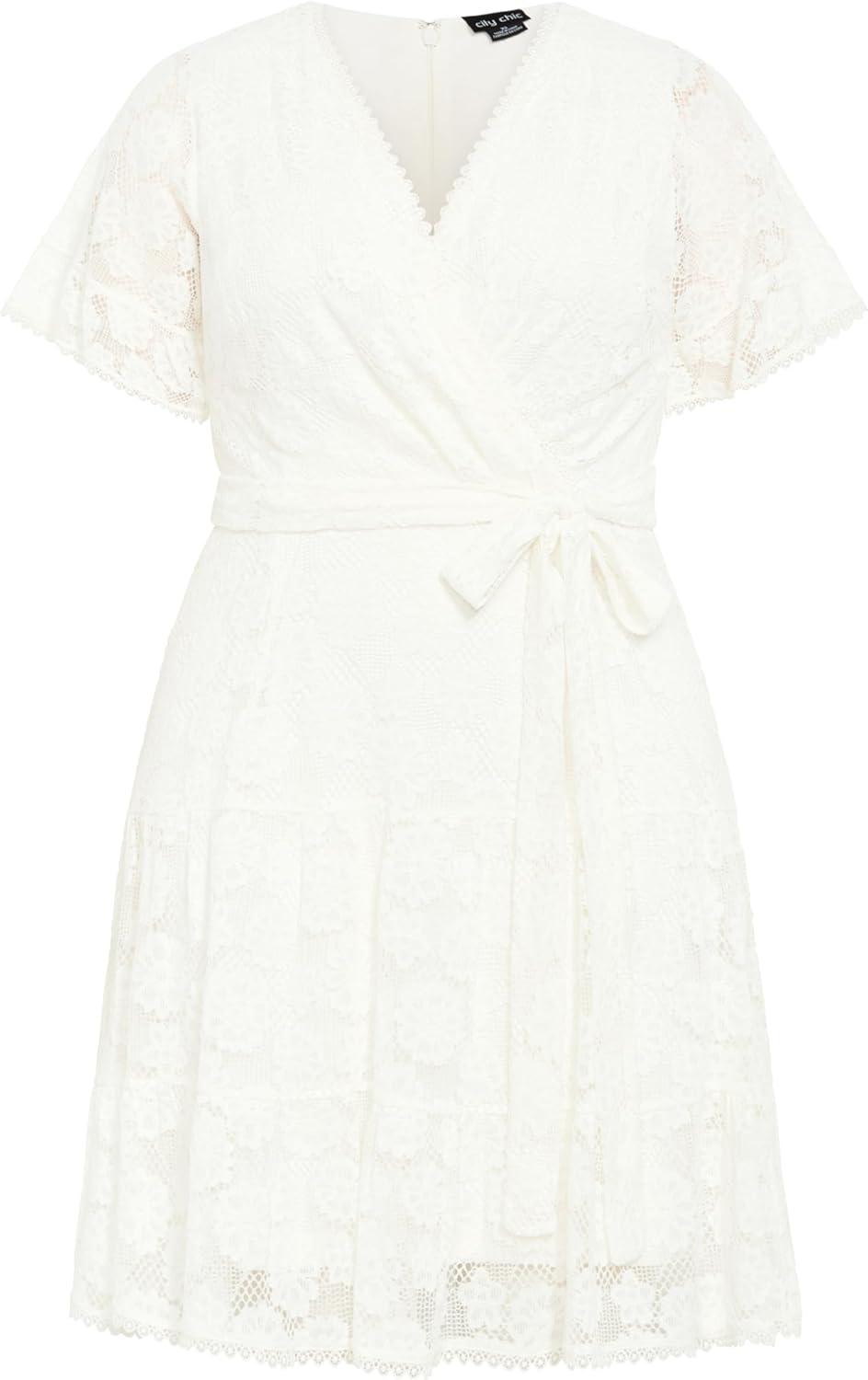 image:imageCity Chic Womens Plus Size Garden Kisses DressIvory