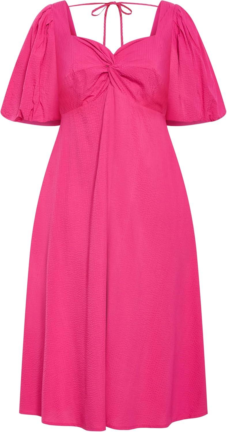 image:imageCity Chic Womens Plus Size Hermione DressPink