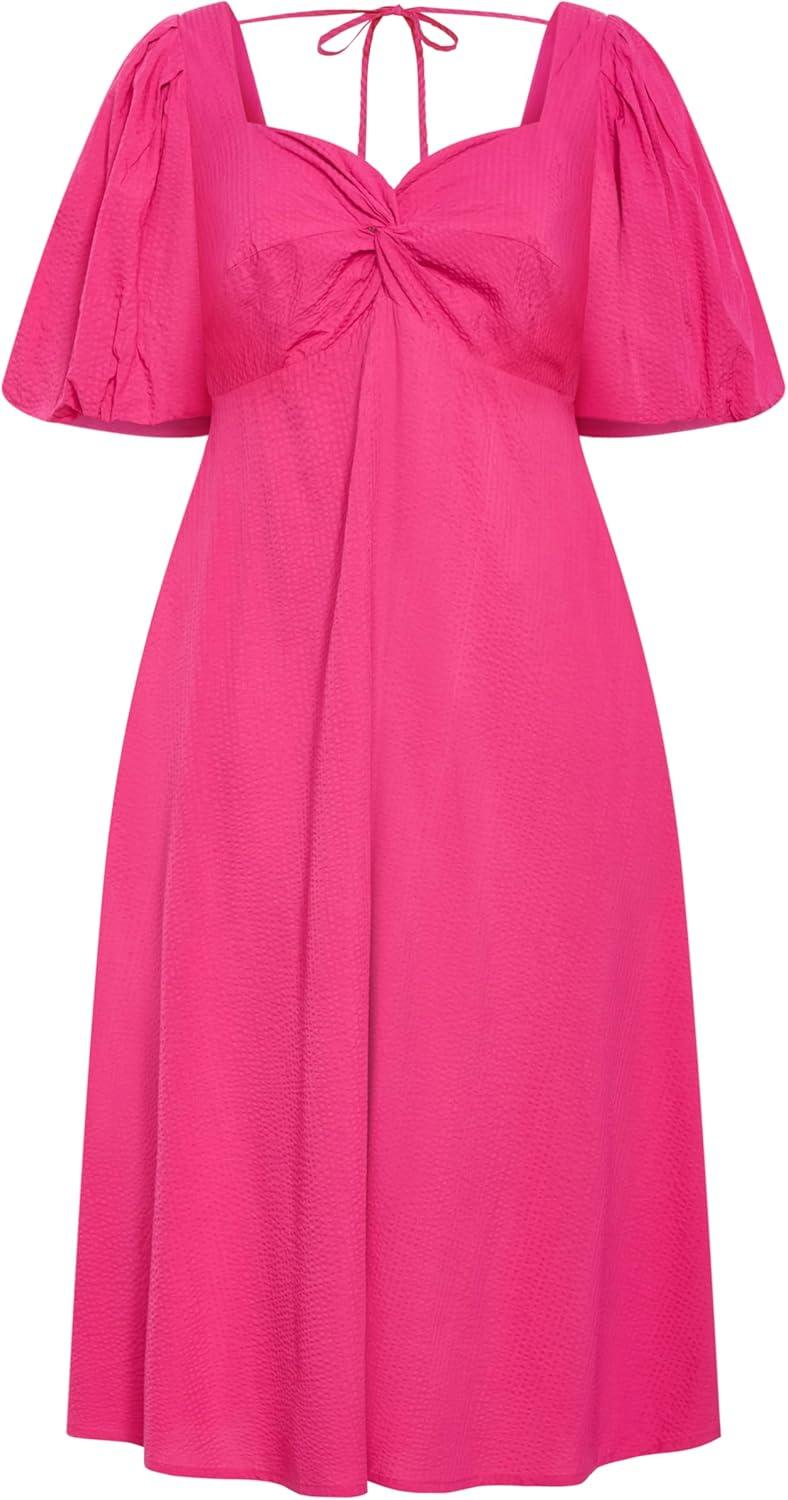 image:imageCity Chic Womens Plus Size Hermione DressPink