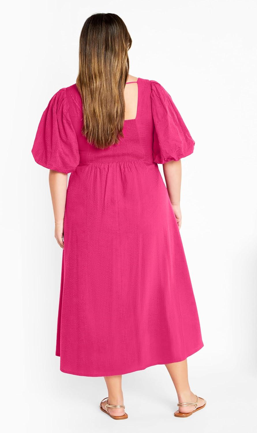 image:imageCity Chic Womens Plus Size Hermione DressPink