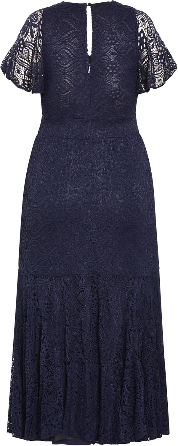 image:imageCity Chic Womens Plus Size Lace Dress ChristaNavy