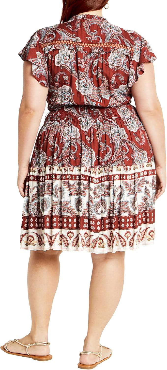 image:imageCity Chic Womens Plus Size Lilah DressPaisley Love