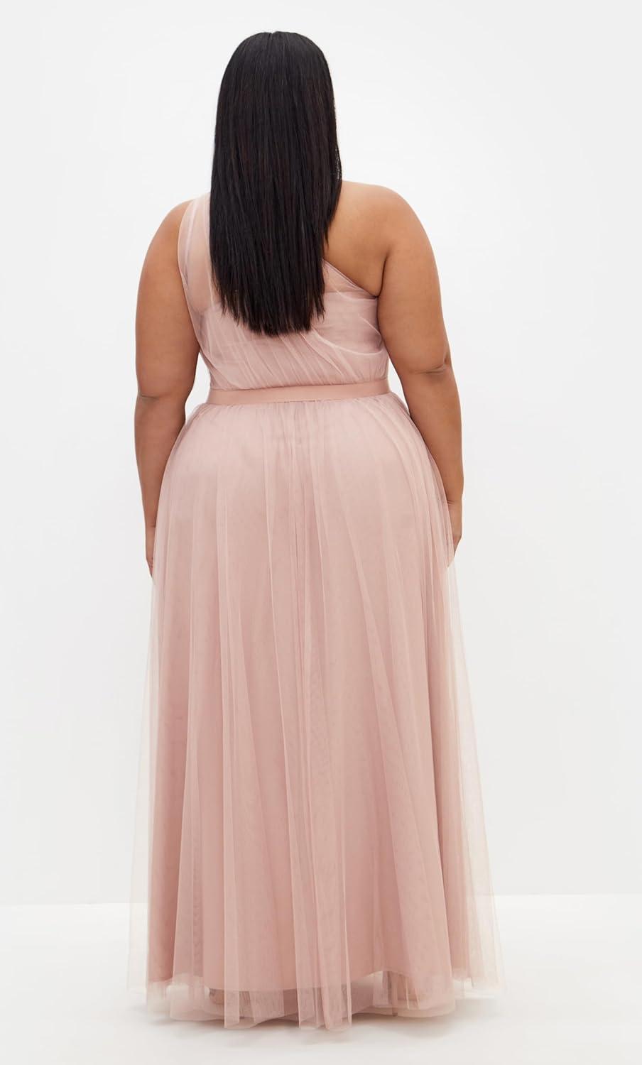 image:imageCity Chic Womens Plus Size Maxi Cocktail Dress DanielaDusty Rose