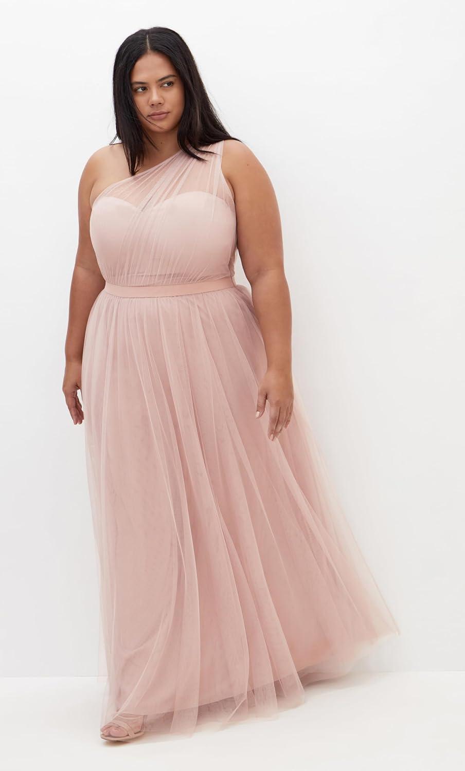 image:imageCity Chic Womens Plus Size Maxi Cocktail Dress DanielaDusty Rose