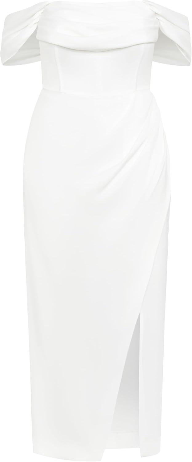 image:imageCity Chic Womens Plus Size Maxi Cocktail Dress Forbidden LoveIvory