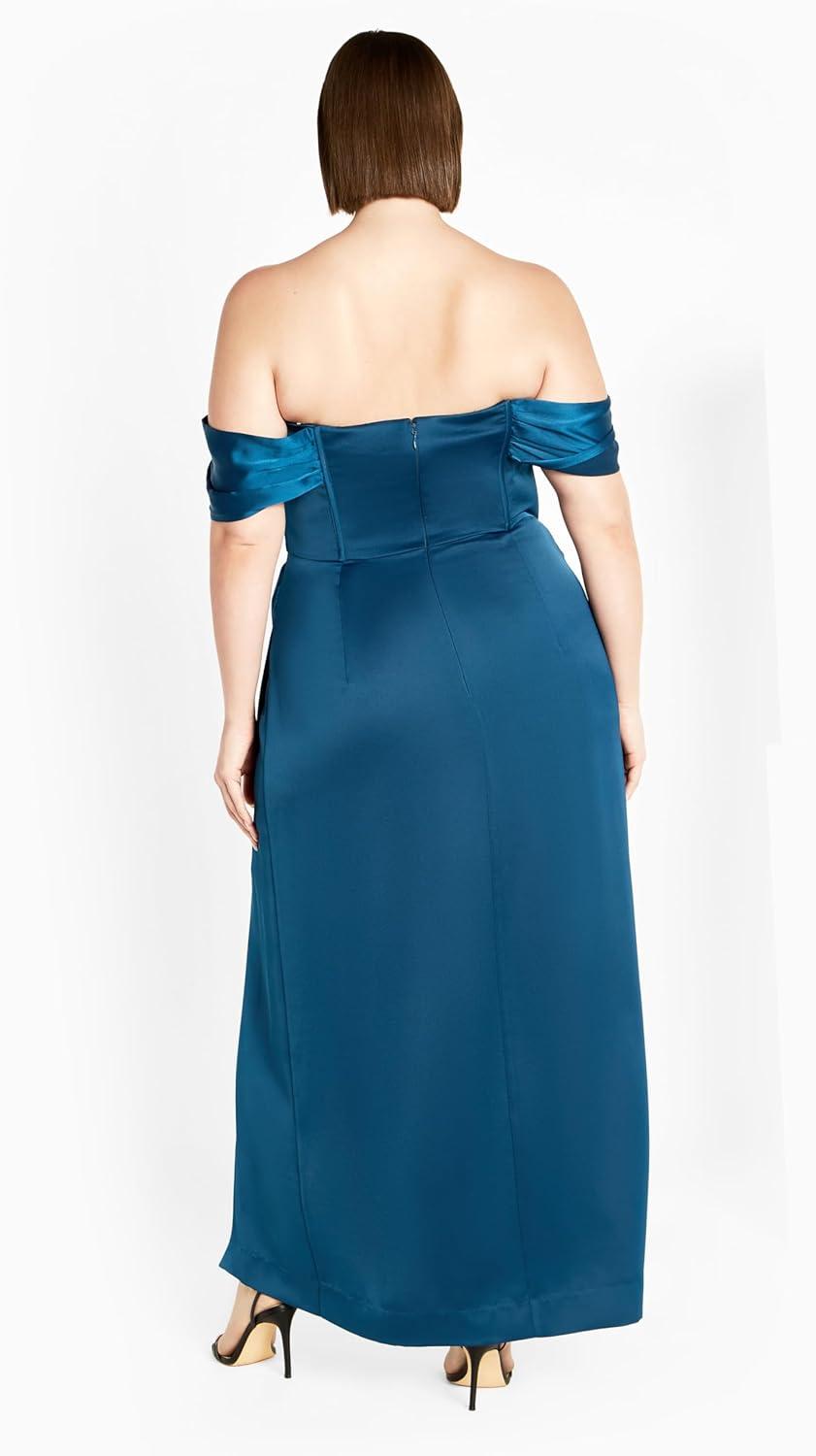 image:imageCity Chic Womens Plus Size Maxi Cocktail Dress Forbidden LovePoseidon