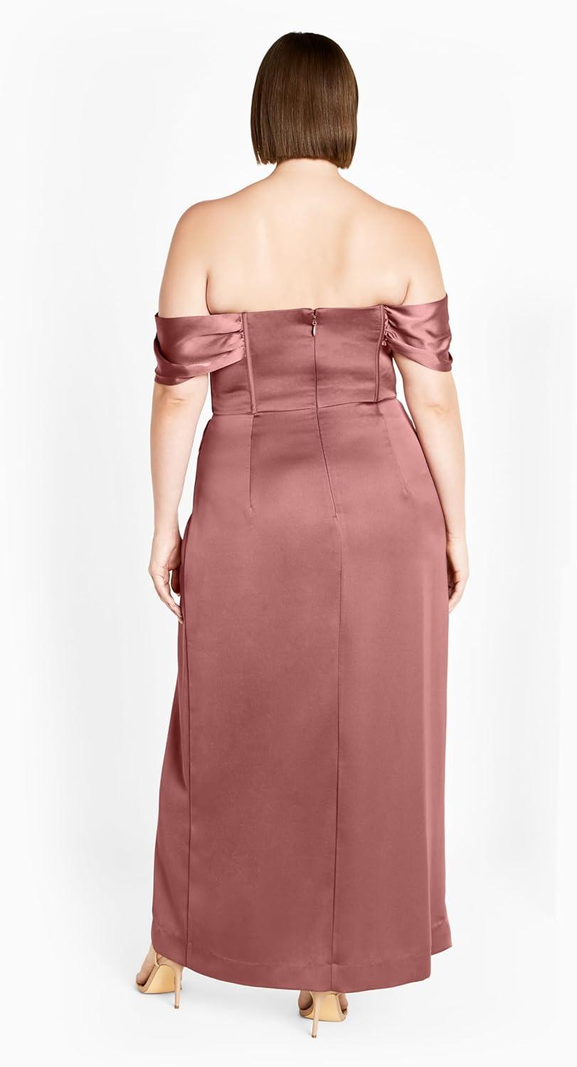 image:imageCity Chic Womens Plus Size Maxi Cocktail Dress Forbidden LoveRose