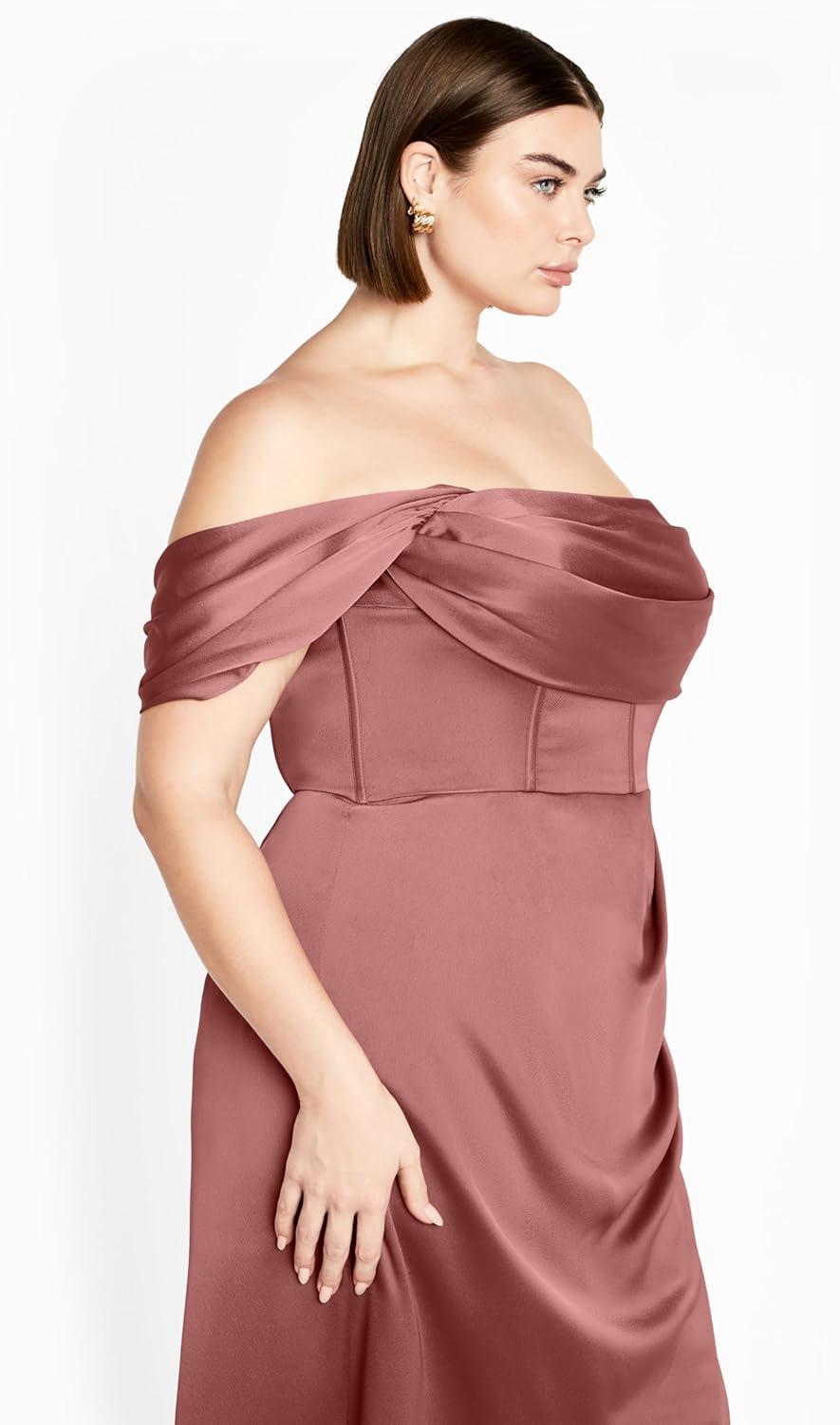 image:imageCity Chic Womens Plus Size Maxi Cocktail Dress Forbidden LoveRose