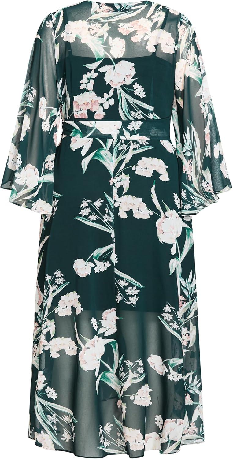 image:imageCity Chic Womens Plus Size Maxi Dress Fleetwood PrintFresh Fields