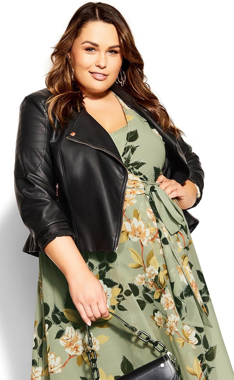 image:imageCity Chic Womens Plus Size Maxi Dress Fleetwood PrintMagnolia Floral