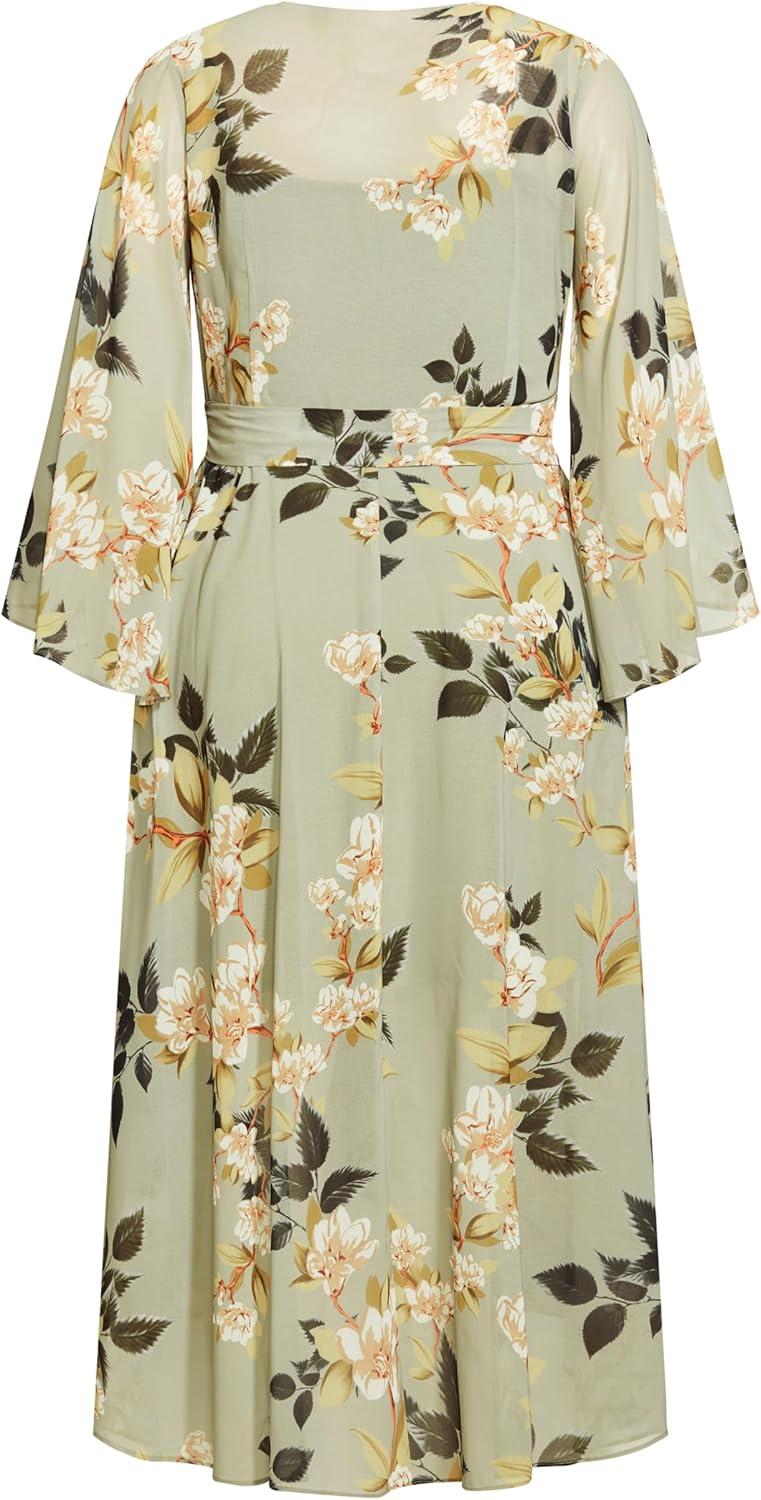 image:imageCity Chic Womens Plus Size Maxi Dress Fleetwood PrintMagnolia Floral