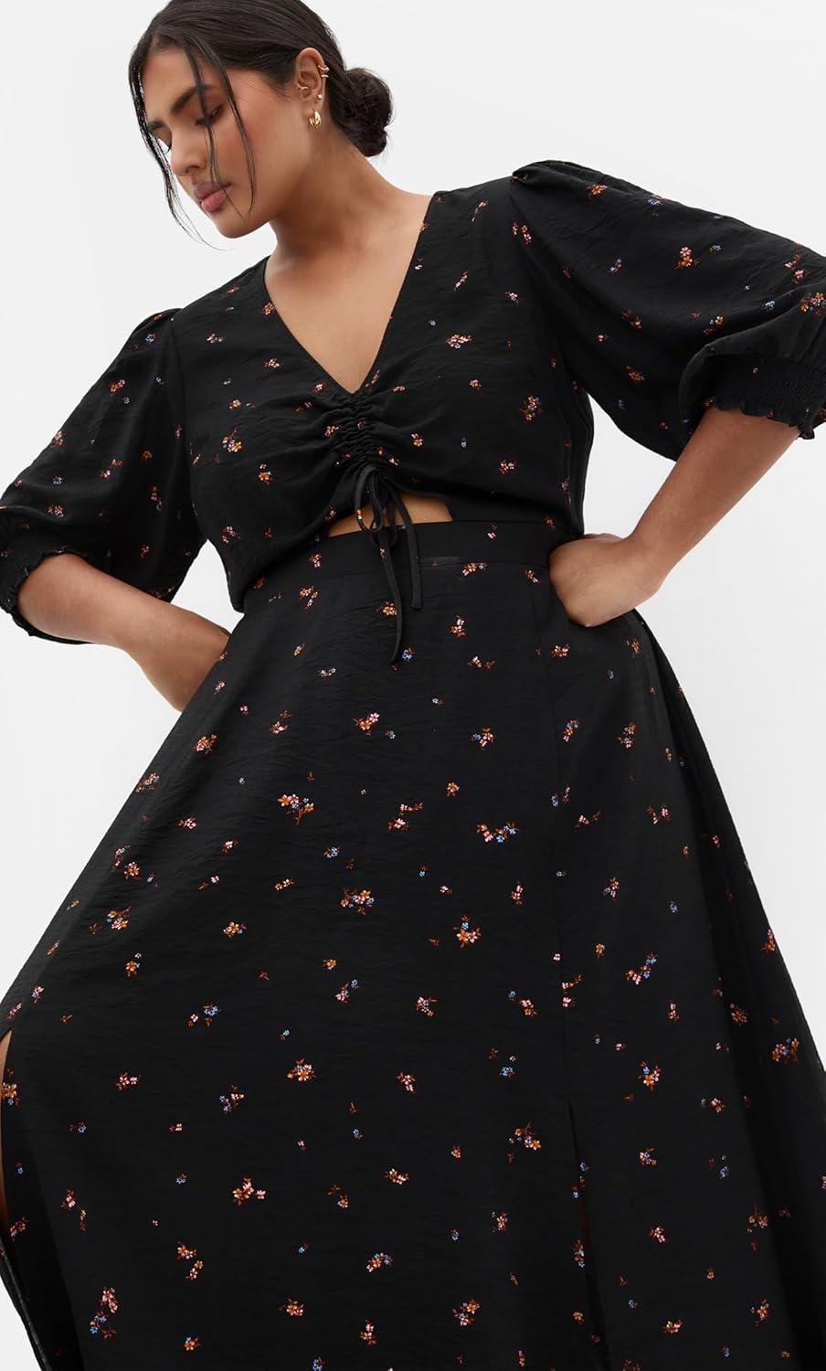 image:imageCity Chic Womens Plus Size Maxi Dress Jolene PrintBaby Ditsy