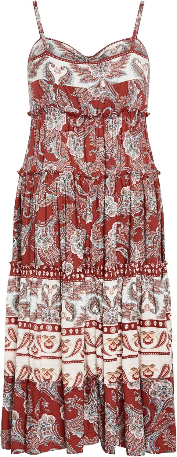 image:imageCity Chic Womens Plus Size Maxi Dress Lilah LovePaisley Love