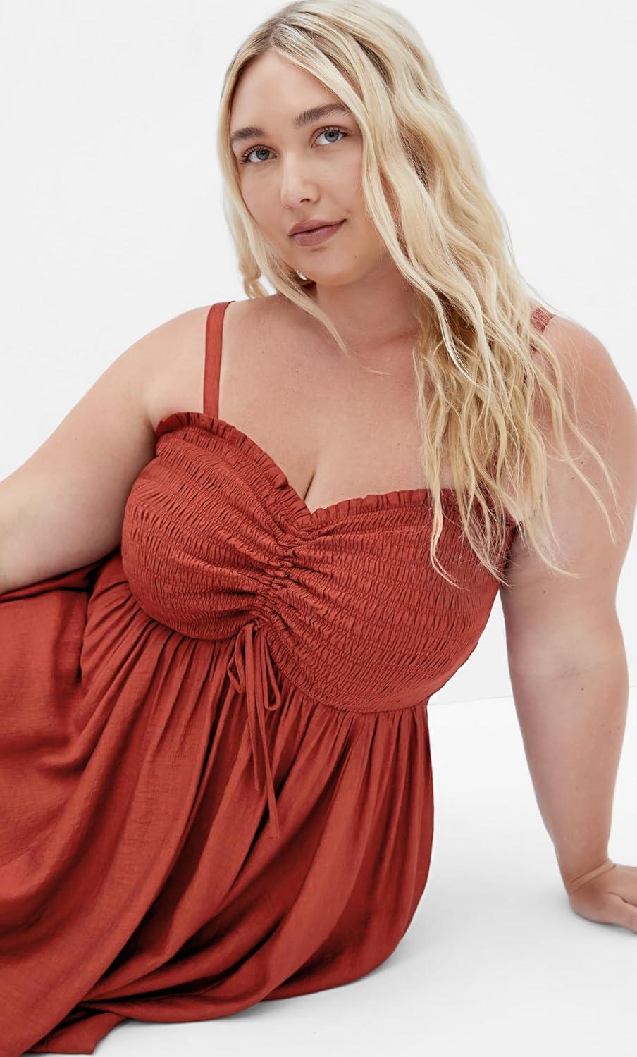 image:imageCity Chic Womens Plus Size Maxi Dress Maui ShirredGinger