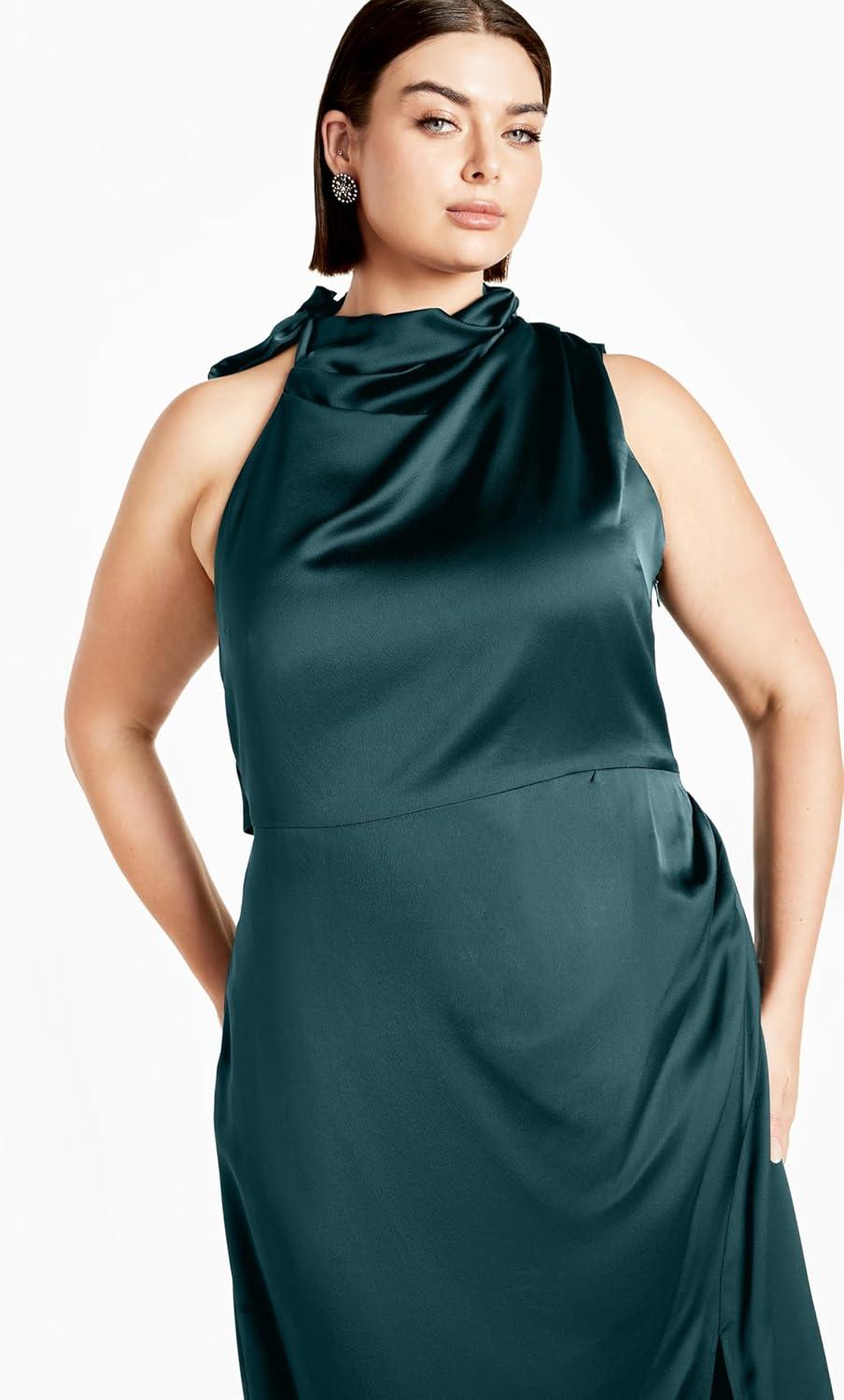 image:imageCity Chic Womens Plus Size Modern Darling Maxi DressEmerald
