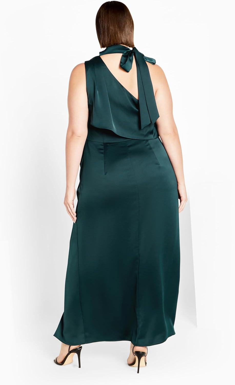 image:imageCity Chic Womens Plus Size Modern Darling Maxi DressEmerald