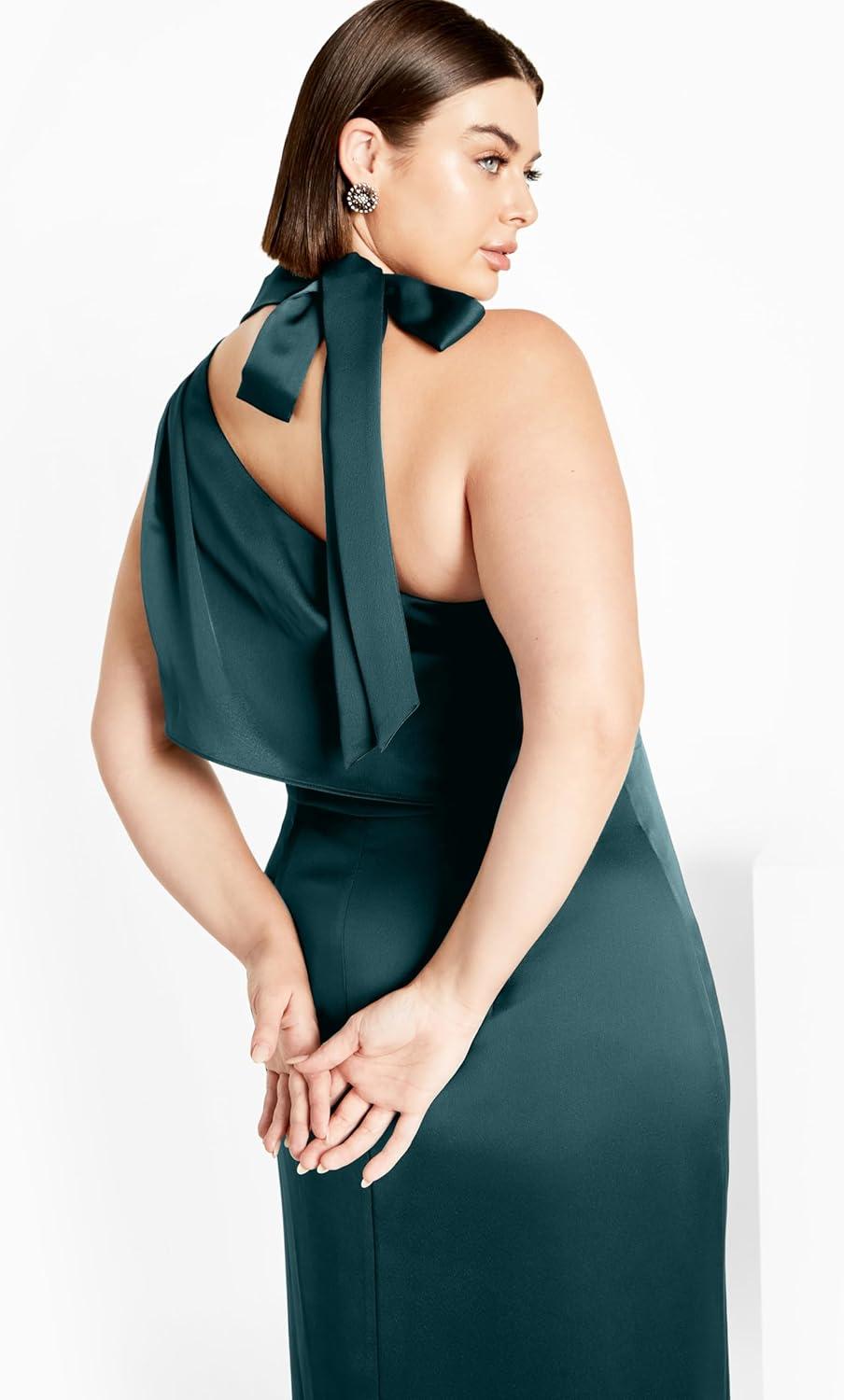 image:imageCity Chic Womens Plus Size Modern Darling Maxi DressEmerald