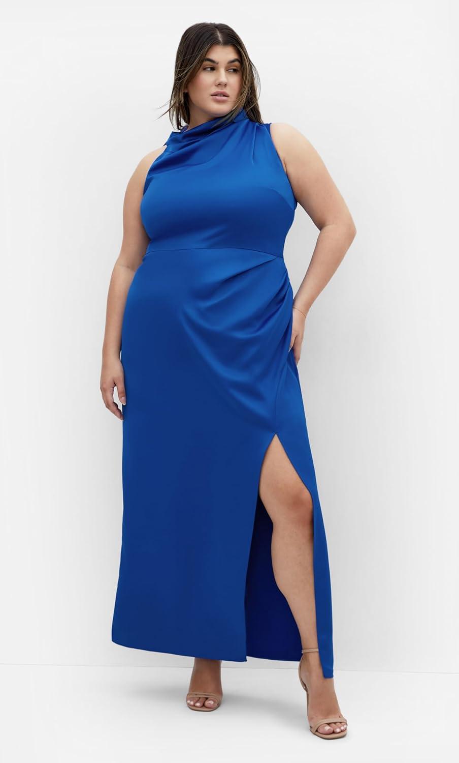 image:imageCity Chic Womens Plus Size Modern Darling Maxi DressUltra Blue