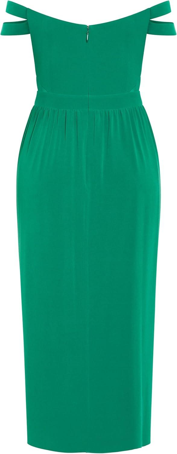 image:imageCity Chic Womens Plus Size Rosa Love DressPepper Green