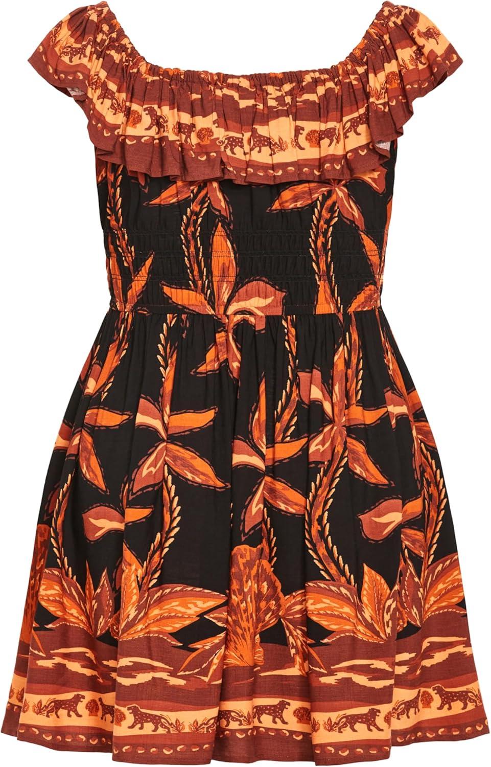 image:imageCity Chic Womens Plus Size Tahitian Border DressBlk Tahitian Brd