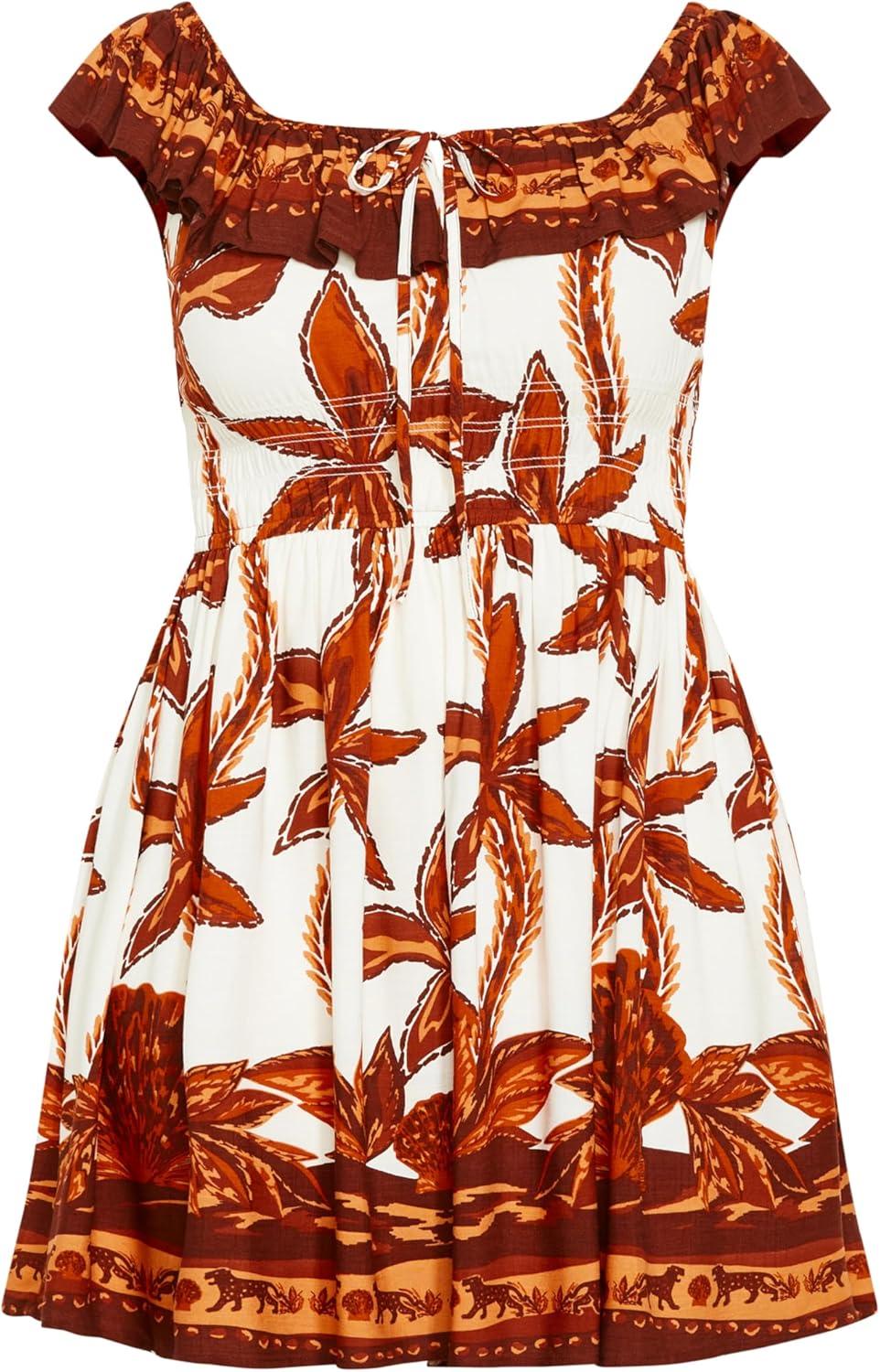 image:imageCity Chic Womens Plus Size Tahitian Border DressTahitian Brd