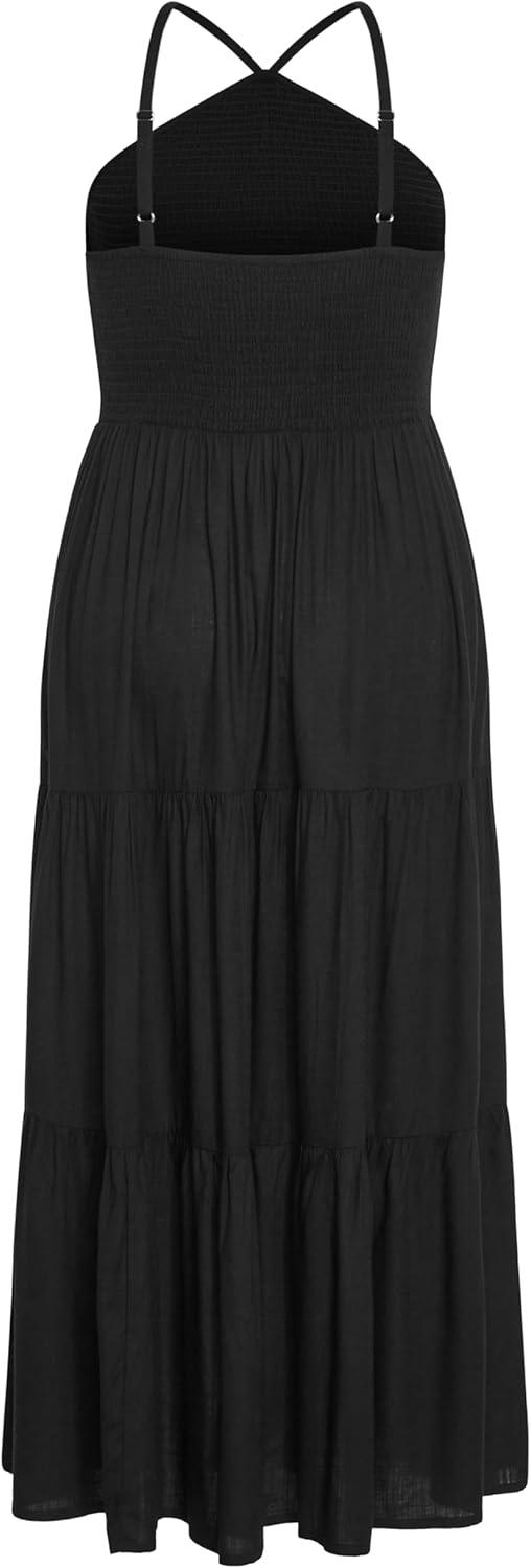 image:imageCity Chic Womens Plus Size Tahitian Maxi DressBlack