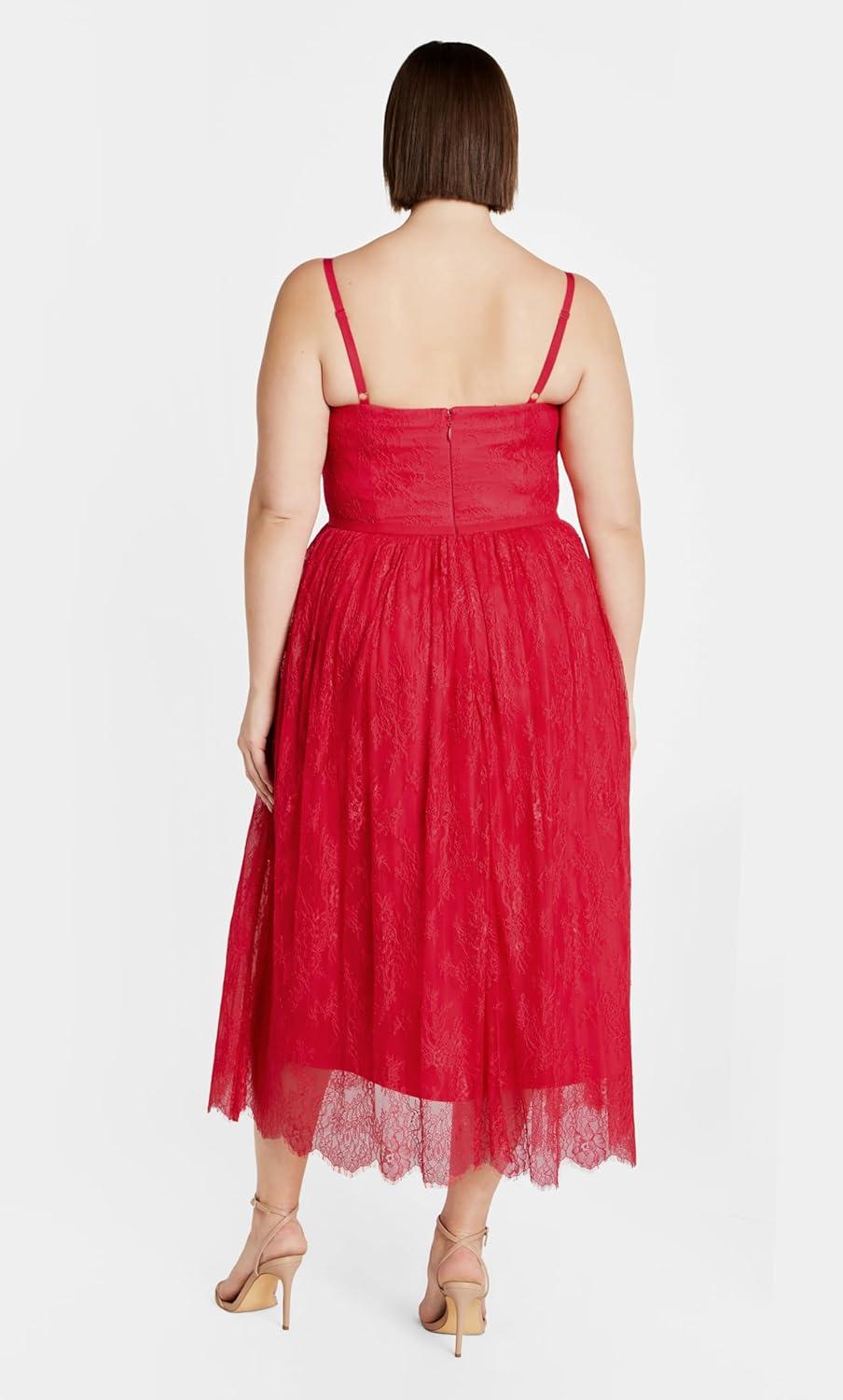 image:imageCity Chic Womens Serena DressLipstick Pink