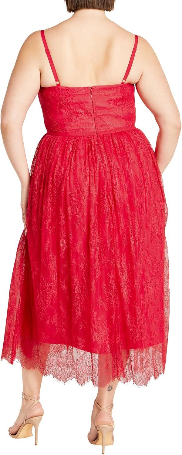 image:imageCity Chic Womens Serena DressLipstick Pink