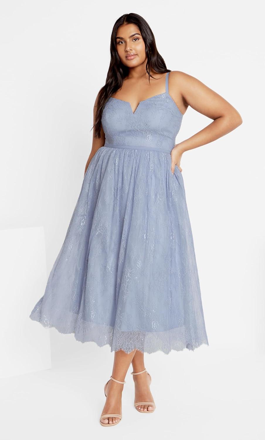 image:imageCity Chic Womens Serena DressPowder Blue