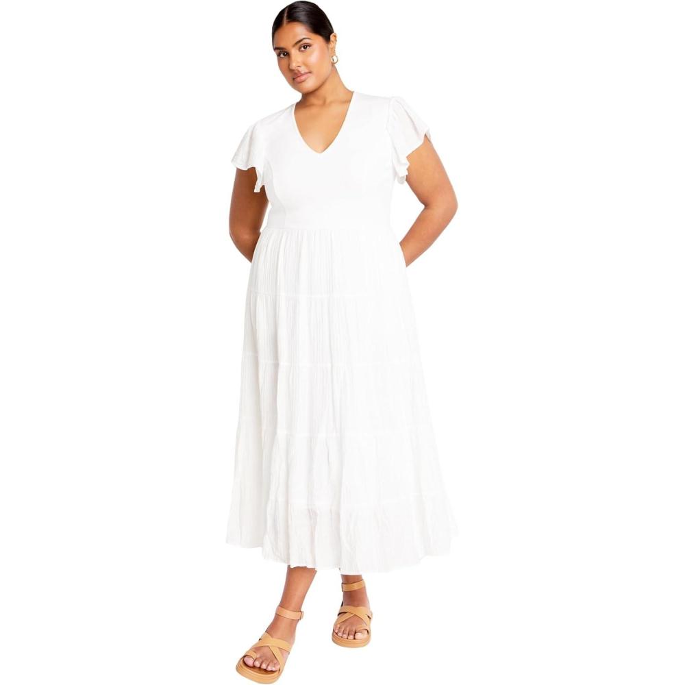 image:imageCity Chic Plus Size Dress Marli DressIvory