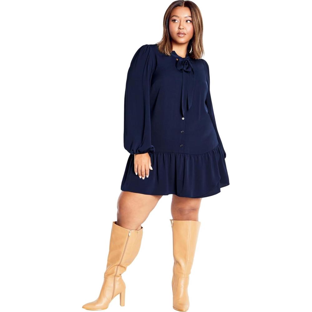 image:imageCity Chic Womens Charlie DressTrue Navy