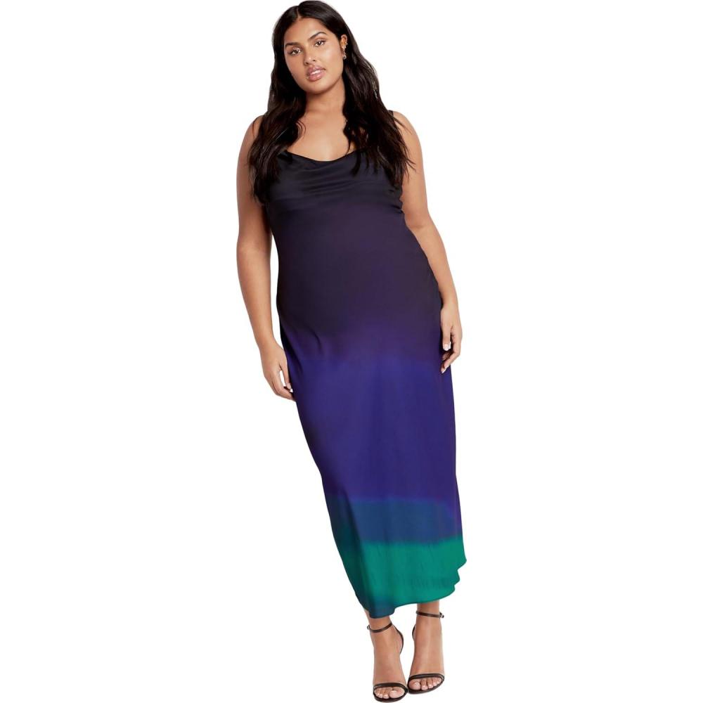 image:imageCity Chic Womens Plus Size Cocktail Dress  Ombre CowlHypnotise