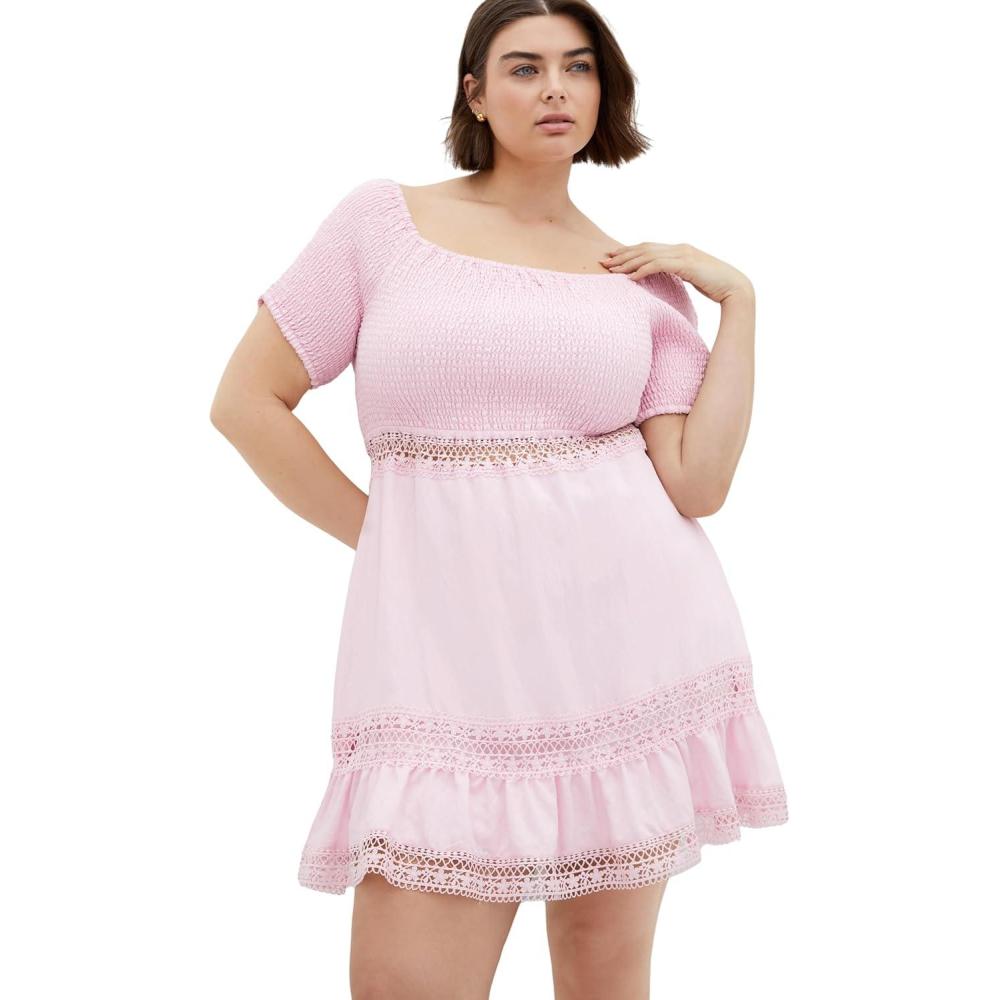 image:imageCity Chic Womens Plus Size Dress  AuraPink