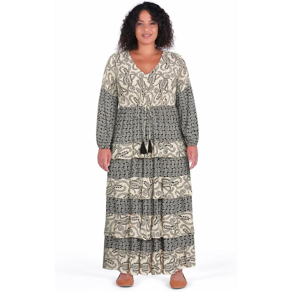 image:imageCity Chic Womens Plus Size Dress  Clementine MaxiPrint