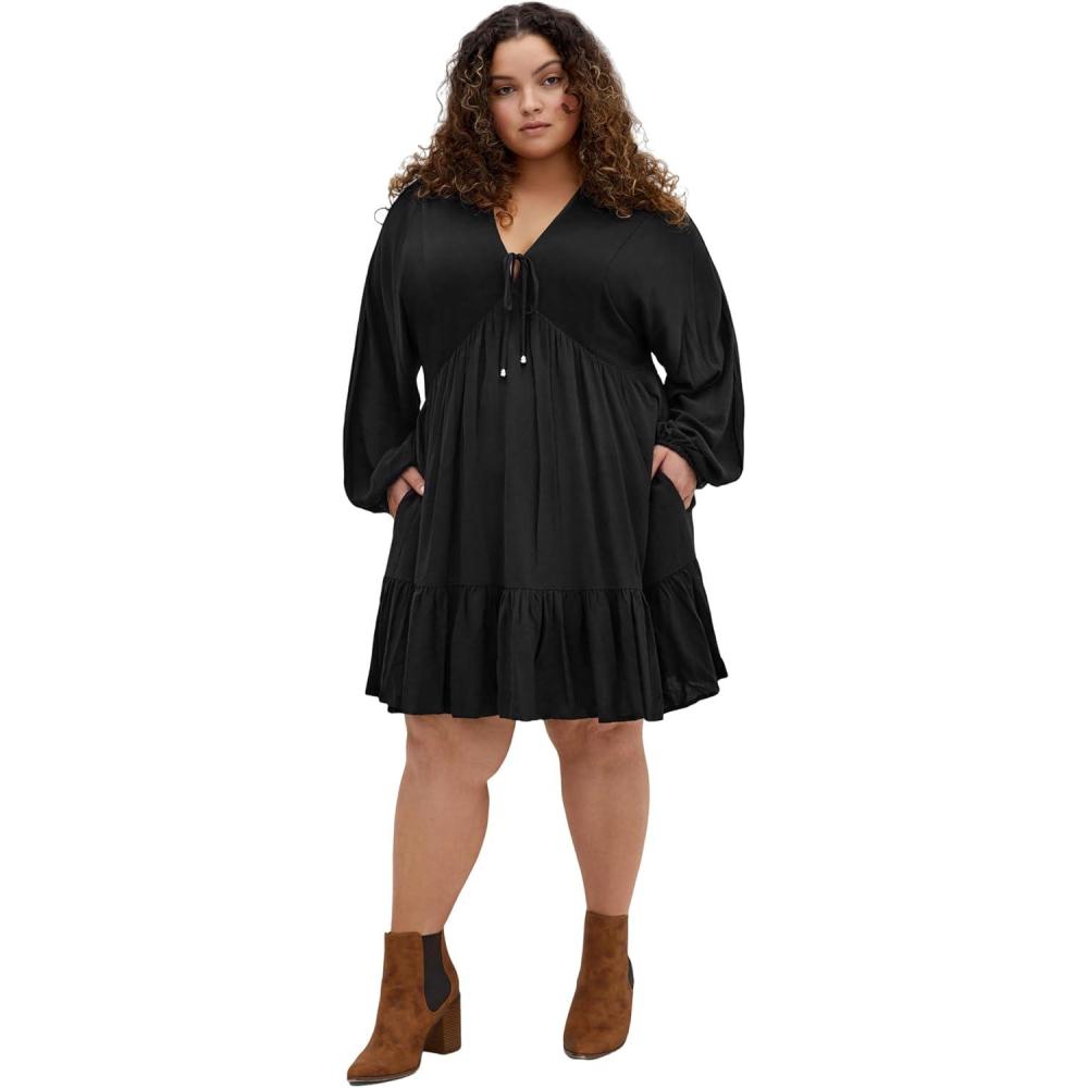 image:imageCity Chic Womens Plus Size Dress  Devine MiniBlack